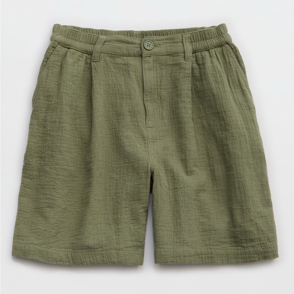 NWT Aerie Crinkle Gauze Trouser 7” Short Size small - Picture 1 of 5